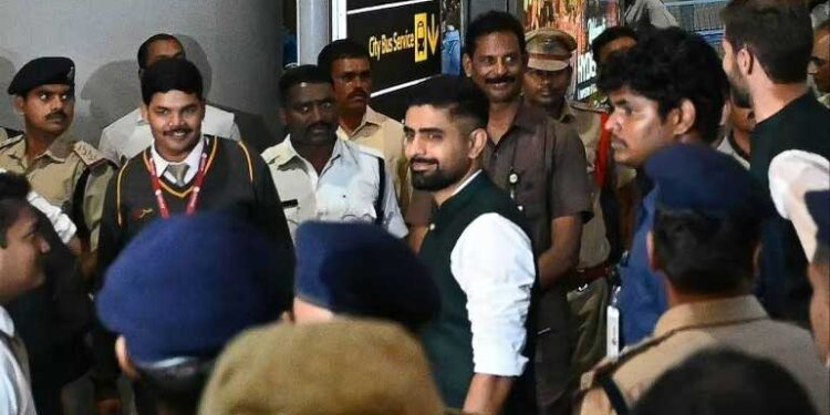 ورلڈ کپ کے لیے پاکستان کرکٹ ٹیم کی ہندوستا ن آمد