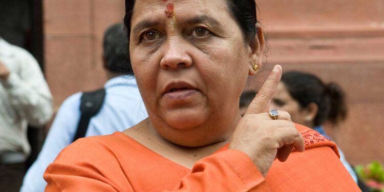 خواتین ریزرویشن بل سے اومابھارتی مطمئن نہیں