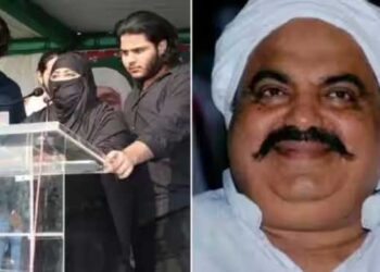 عتیق احمد کے دونوں بیٹے اہزام اور آبان رہا