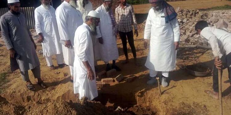 ہوڈل اور پلول میں فساد متاثرہ مساجد میں جاری تعمیری کاموں پر جمعیۃ علماء کااظہار اطمینان
