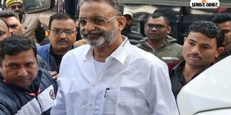 گینگسٹر معاملے میں مختار انصاری کو 10 سال قید کی سزا