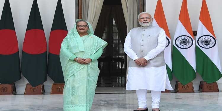 ہندوستان اور بنگلہ دیش کے وزرائے اعظم کے ذریعے تین ترقیاتی پروجیکٹوں کا مشترکہ افتتاح