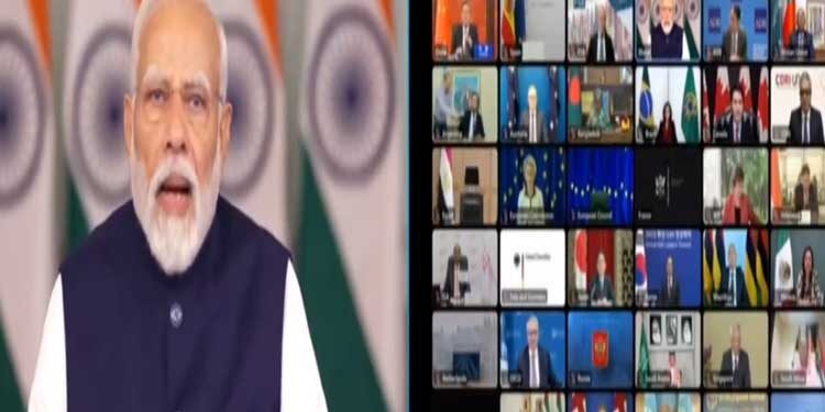 جی 20 کوبھارت کی صدارت میں پیپلز- ٹوئنٹی کی شناخت حاصل ہوئی۔مودی