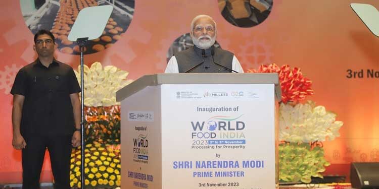 نئی دہلی میں ’ورلڈ فوڈ انڈیا2023‘ کا وزیر اعظم کے ہاتھوں افتتاح