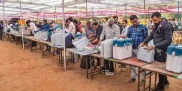 اسمبلی انتخابات کے رجحانات : صرف تلنگانہ میں کانگریس کو سبقت حاصل