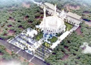 ایودھیا کے دھنی پور میں بننے والی محمد بن عبداللہ مسجد کا نیا نقشہ جاری