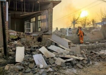 چین میں شدید زلزلہ۔ 100سے زائد ہلاک