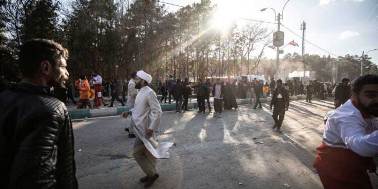 جنرل قاسم سلیمانی کے مقبرے کے قریب دھماکے میں 188 افراد جاں بحق