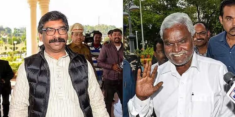 جھارکھنڈ کے وزیر اعلیٰ ہیمنت سورین کا استعفیٰ۔ چمپئی سورین نئے وزیر اعلیٰ بنے