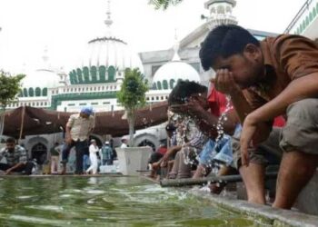 ضلع مجسٹریٹ کی نگرانی میں گیانواپی مسجدکے وضو خانہ کی صفائی کاکام مکمل