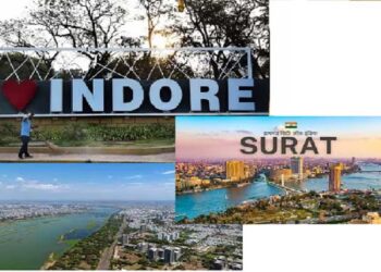 اندور اور سورت سب سے صاف ستھرے شہر