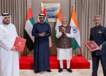 ہندوستان اور متحدہ عرب امارات کے درمیان مشترکہ تعاون کے 9معاہدے