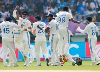 انگلینڈ کے خلاف دوسرے ٹیسٹ میں ہندوستان کی 106 رنوں سے شاندار جیت