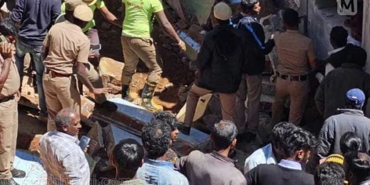 تمل ناڈو میں زیر تعمیر عمارت منہدم ہونے سے 6 خاتون مزدوروں کی موت