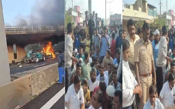 ٹیپو سلطان کے مجسمے کو چپلوں کی مالا پہنانے کی وجہ سے کرناٹک کے میں ماحول بگڑا