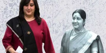 نئی دہلی لوک سبھا سیٹ سے سشما سوراج کی بیٹی بنسوری سوراج بی جے پی امیدوار