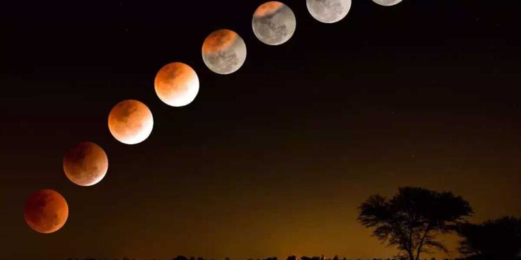سال 2024 کا پہلا چاند گرہن امریکہ‘ یورپ وغیرہ میں دیکھا گیا