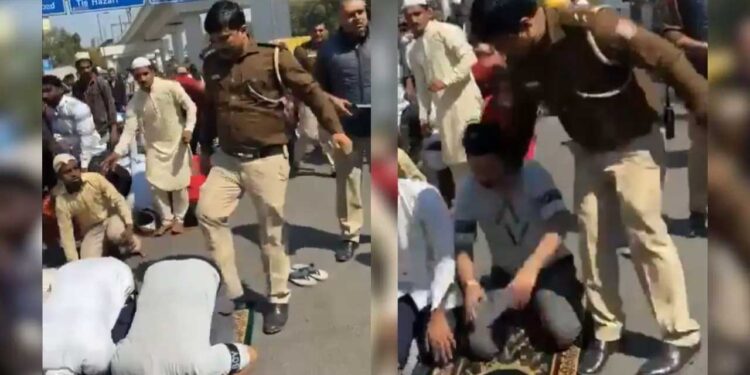 دہلی میں نماجمعہ کے دوران نمازیوں پر پولیس عملہ کی بربریت