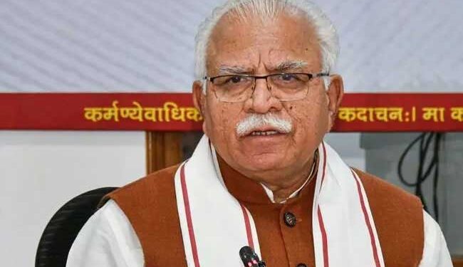 ہریانہ کےوزیراعلی منوہر لال کھٹرکا استعفیٰ