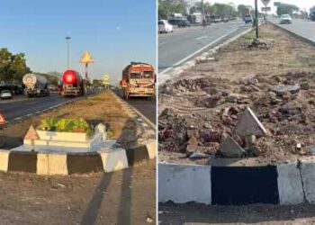 مہاراشٹرمیں ناسک منماڈ چاندواڑ شاہراہ واقع مزار منہدم کردیا گیا