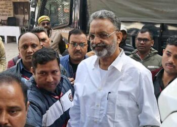 غازی پور میں مختار انصاری کاآخری دیدار کرنے ولواں کاتانتا