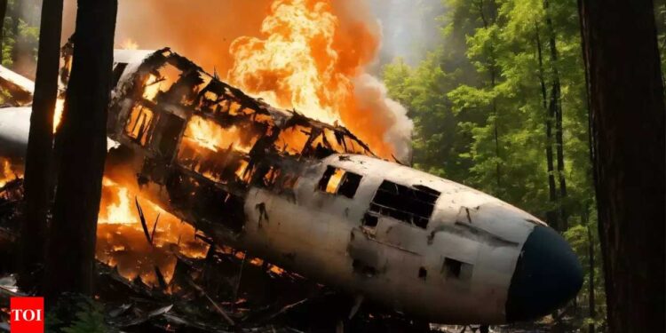 روس کے فوجی طیارے میں آگ لگنےسے15افراد ہلاک