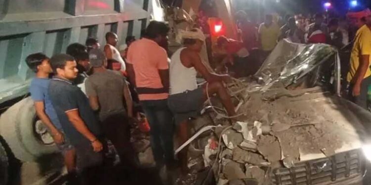 بھاگلپور میں خوف ناک سڑک حادثہ ، 6 افراد ہلاک