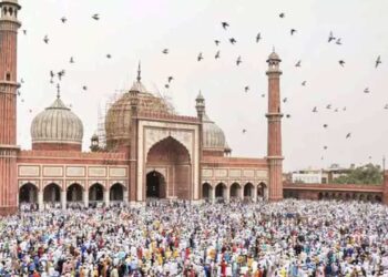 دہلی میں پہلی بار پرعید کی نماز سڑک پرنہیں ہوئی ۔وی کے سکسینہ