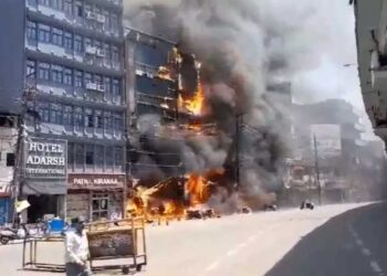 پٹنہ کے مشہور ’پال ہوٹل‘ میں آگ لگنے سے 6افراد ہلاک