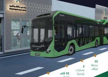 مدینہ منورہ بس سروس منصوبے سے اب تک پانچ لاکھ افراد کو استفادہ