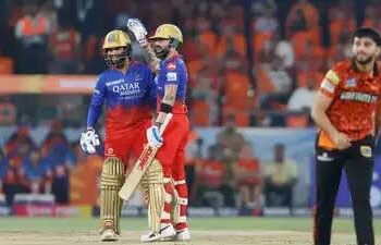 رائل چیلنجرز بنگلورو نے سن رائزرس حیدرآباد کو 35 رنوں سے دی مات