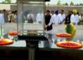 سنجے سنگھ کے ساتھ عآپ ممبران اسمبلی کا راج گھاٹ دورہ