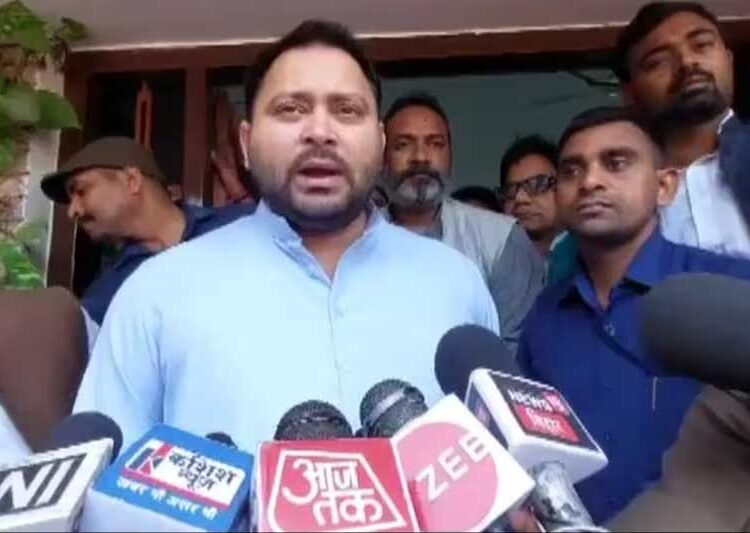 وزیر اعظم بہار کے مسئلہ پر بات نہیں کر رہے۔تیجسوی