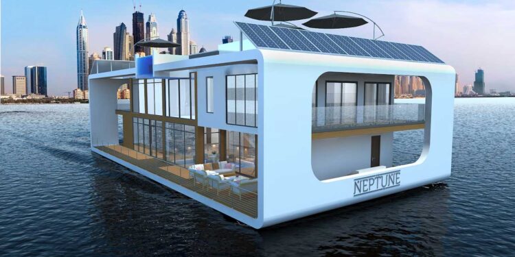 دبئی میں اب تیرنے والے ولاز سیاحوں کی دلچسپی کا باعث بنیں گے