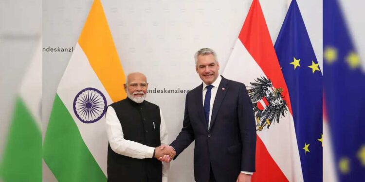 ہندوستان اور آسٹریا کا تعلقات کو اسٹریٹجک شراکت داری کی سطح پر لے جانے کا فیصلہ