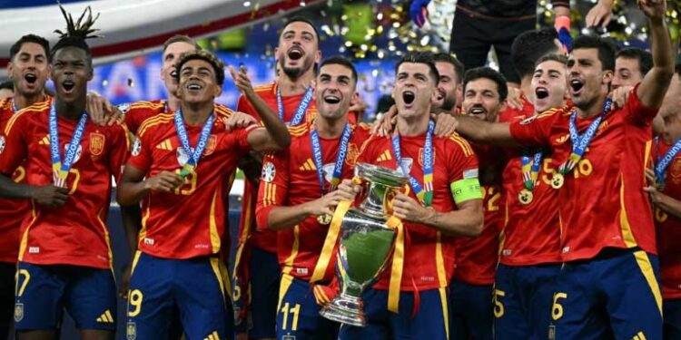 یورو 2024 کے فائنل میں انگلینڈ کے خلاف اسپین کی شاندار فتح