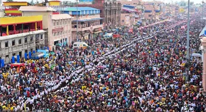 پُوری میں سالانہ رتھ یاترا کے دوران بھگدڑ،ایک ہلاک،پانچ ذخمی