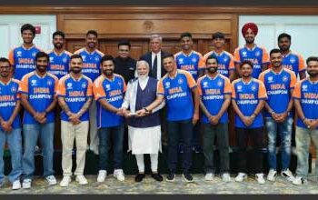 ٹیم انڈیا کا ممبئی میں شاندار استقبال