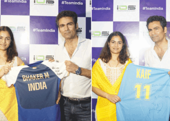 منوبھاکر نے محمد کیف سے جرسی بدلی