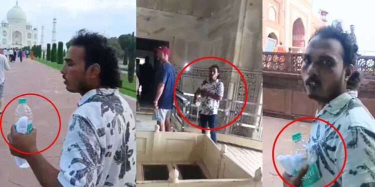 تاج محل میں گنگا جل چڑھانے کے الزام میں دو نوجوان گرفتار