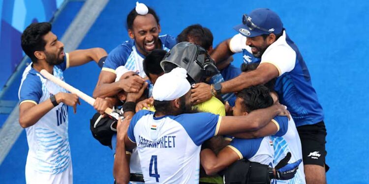 پیرس اولمپک میں ہندوستانی ہاکی ٹیم سیمی فائنل میں داخل