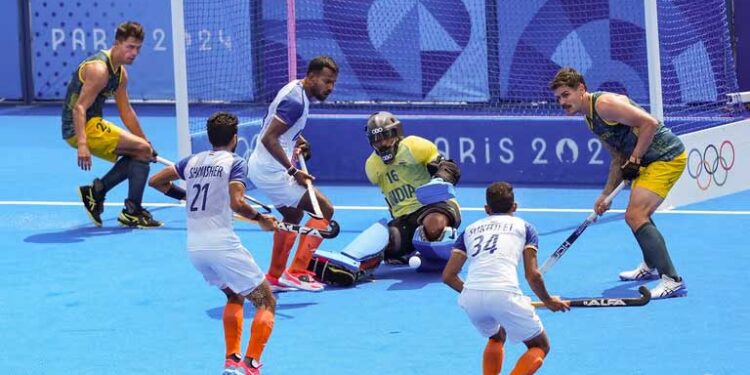 ہندوستانی ہاکی ٹیم آسٹریلیا کو ہرا کر کوارٹر فائنل میں پہونچنے میں کامیاب