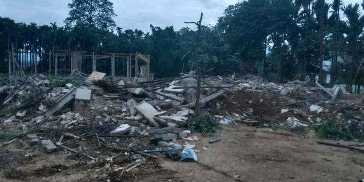 آسام میں بے دخلی کی مہم کے تحت ۱۵۰؍ گھروں پرچلے بلڈوزر