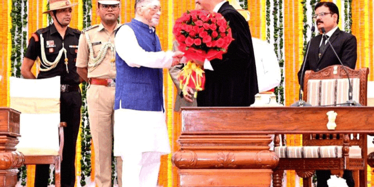 جھارکھنڈ ہائی کورٹ کے چیف جسٹس کی حیثیت سےایم ایس رام چندر راؤ کی حلف برداری