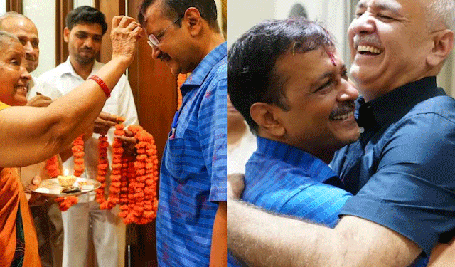 156 دنوں بعد دہلی کے وزیر اعلیٰ اروند کیجریوال جیل سے باہر