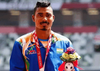 نشاد کمار نے ہائی جمپ مقابلے میں چاندی کا تمغہ جیتا