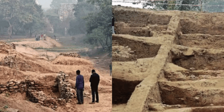 نوئیڈا کے گاؤں میں زمین کی کھدائی کے دوران خزانہ برآمد