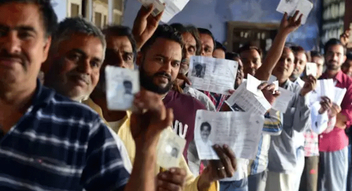 ہریانہ میں90 اسمبلی سیٹوں کے لئے ووٹنگ شروع