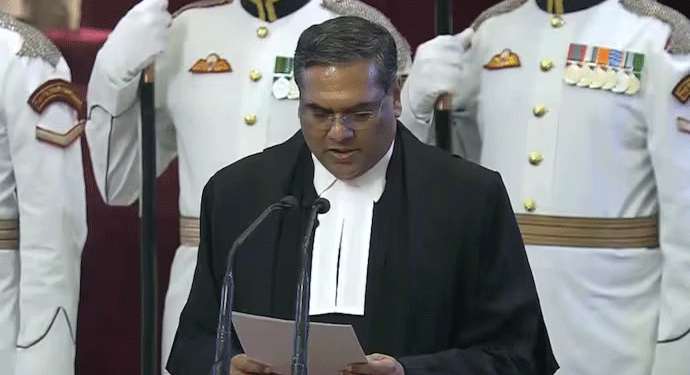 51 ویں چیف جسٹس کے طور پر جسٹس سنجیو کھنہ کی حلف برداری