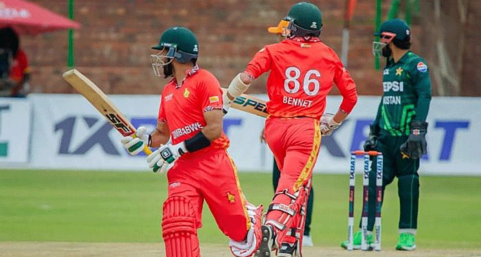 زمبابوے کے  خلاف پہلے ون ڈے میں پاکستان کو  80 رن سے شکست
